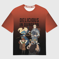 Футболка оверсайз мужская Delicious in Dungeon, цвет: 3D-принт