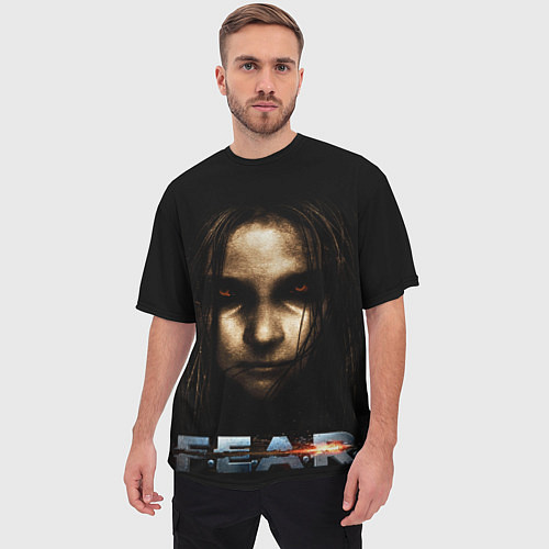 Мужская футболка оверсайз FEAR - Alma / 3D-принт – фото 3