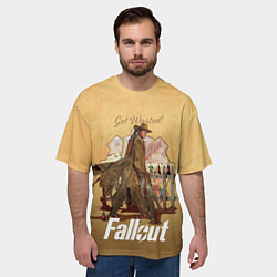 Футболка оверсайз мужская Фаллаут - Гуль, цвет: 3D-принт — фото 2
