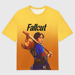 Футболка оверсайз мужская Люси - Фаллаут, цвет: 3D-принт