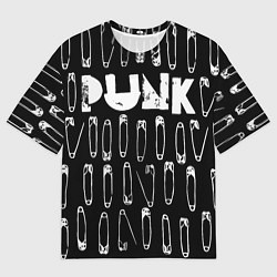 Футболка оверсайз мужская Punk pins, цвет: 3D-принт