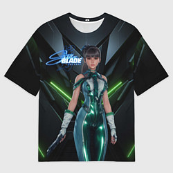 Футболка оверсайз мужская Stellar Blade Eve в полный рост, цвет: 3D-принт
