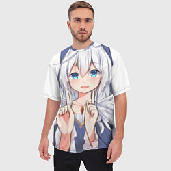 Футболка оверсайз мужская Konosuba Эрис, цвет: 3D-принт — фото 2