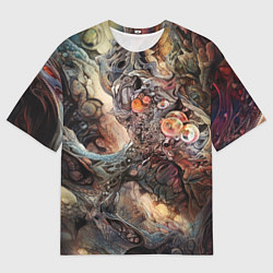 Футболка оверсайз мужская Бесконечный хаос, цвет: 3D-принт