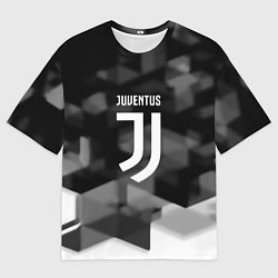 Футболка оверсайз мужская Juventus geometry fc, цвет: 3D-принт