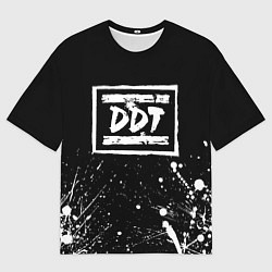 Футболка оверсайз мужская DDT rock group, цвет: 3D-принт