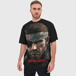 Футболка оверсайз мужская Metal gear Venom Snake, цвет: 3D-принт — фото 2