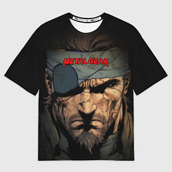 Футболка оверсайз мужская Веном Снейк Metal gear game, цвет: 3D-принт