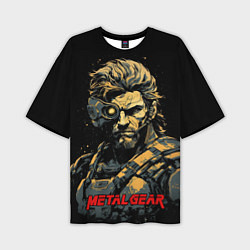 Футболка оверсайз мужская Веном Снейк Metal gear game, цвет: 3D-принт