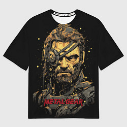 Футболка оверсайз мужская Venom Snake Metal gear game, цвет: 3D-принт