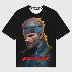 Футболка оверсайз мужская Веном Снейк из игры Metal gear, цвет: 3D-принт