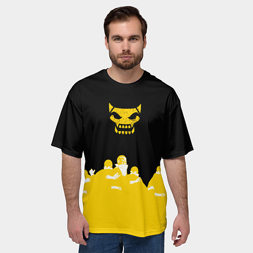 Мужская футболка оверсайз Боевой отряд Полный провал Fighter D / 3D-принт – фото 3