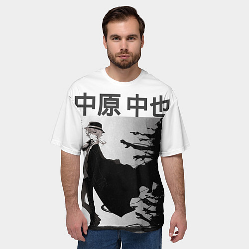 Мужская футболка оверсайз Nakahara Chya / 3D-принт – фото 3