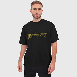 Футболка оверсайз мужская Beowulf logo, цвет: 3D-принт — фото 2