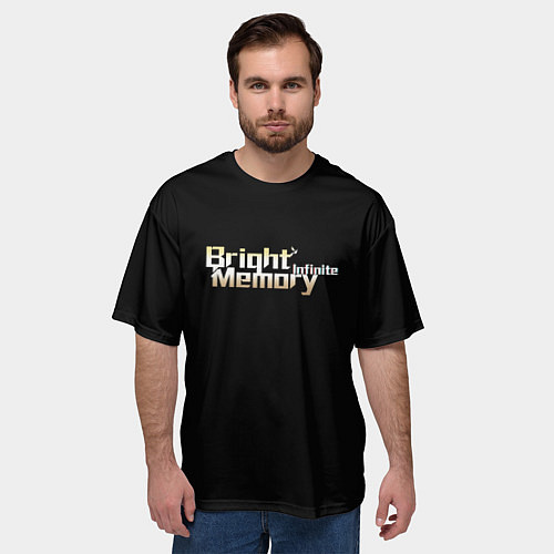 Мужская футболка оверсайз Bright Memory / 3D-принт – фото 3