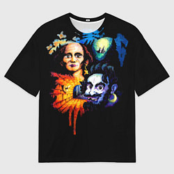 Футболка оверсайз мужская Король и шут альбом герои и злодеи, цвет: 3D-принт