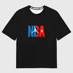 Футболка оверсайз мужская NBA sport, цвет: 3D-принт
