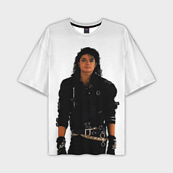 Футболка оверсайз мужская Michael Jackson whos bad, цвет: 3D-принт