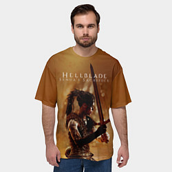 Футболка оверсайз мужская Game Hellblade, цвет: 3D-принт — фото 2