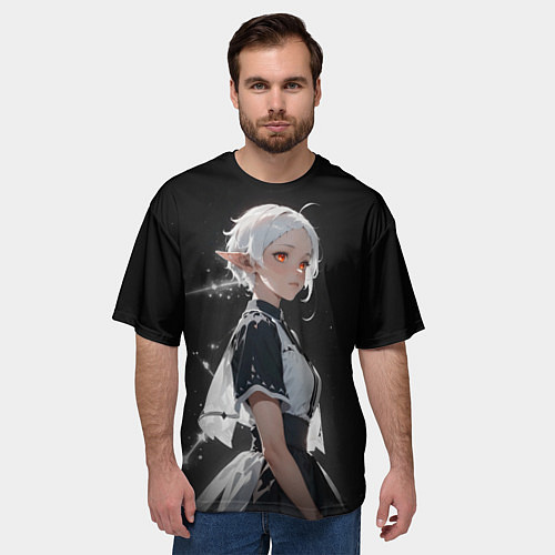 Мужская футболка оверсайз Сильфиетта из Реинкарнации безработного / 3D-принт – фото 3