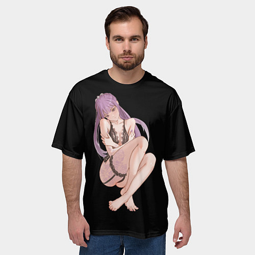 Мужская футболка оверсайз Фрирен 18 / 3D-принт – фото 3