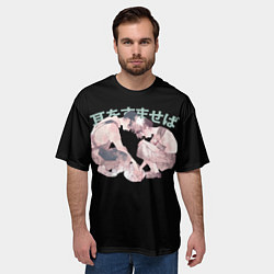 Футболка оверсайз мужская Шепот сердца: Studio Ghibli, цвет: 3D-принт — фото 2