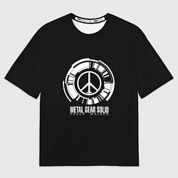 Футболка оверсайз мужская Metal gear solid snake logo, цвет: 3D-принт