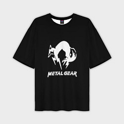 Футболка оверсайз мужская Metal gear logo, цвет: 3D-принт