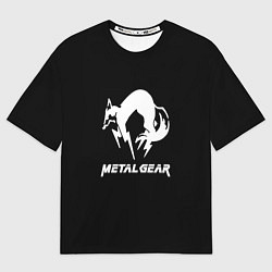 Футболка оверсайз мужская Metal gear logo, цвет: 3D-принт