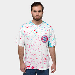 Футболка оверсайз мужская Баерн Мюнхен, цвет: 3D-принт — фото 2