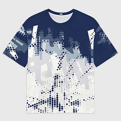Футболка оверсайз мужская Яркий абстрактный узор для спорта, цвет: 3D-принт