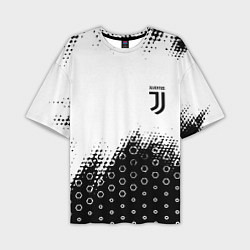 Мужская футболка оверсайз Juventus sport steel
