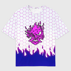 Футболка оверсайз мужская Samurai logo cdproject, цвет: 3D-принт