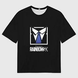 Футболка оверсайз мужская Ubisoft rainbow six, цвет: 3D-принт