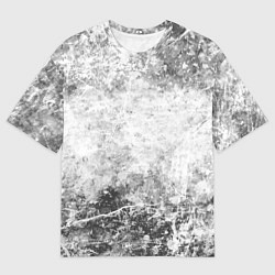 Футболка оверсайз мужская Абстракция - серый ветер, цвет: 3D-принт