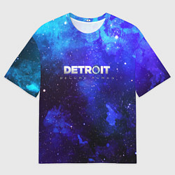 Футболка оверсайз мужская Detroit become human space, цвет: 3D-принт