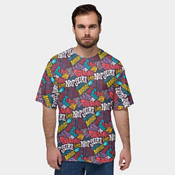 Футболка оверсайз мужская Сомнения, цвет: 3D-принт — фото 2