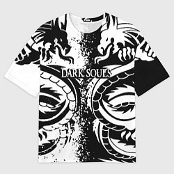 Футболка оверсайз мужская Darksouls rpg dragon, цвет: 3D-принт