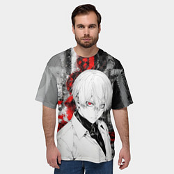 Футболка оверсайз мужская Беловолосый гуль, цвет: 3D-принт — фото 2