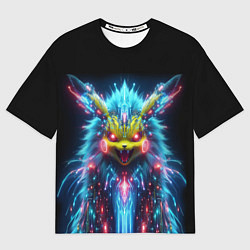 Футболка оверсайз мужская Terrible Pikachu - nightmare, цвет: 3D-принт