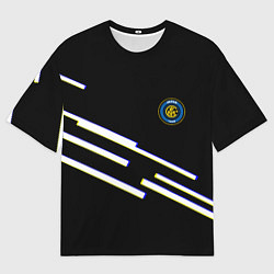 Футболка оверсайз мужская Inter line fc, цвет: 3D-принт