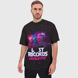 Футболка оверсайз мужская Герои Lost records bloom and rage, цвет: 3D-принт — фото 2
