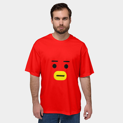 Мужская футболка оверсайз BT21 Tata / 3D-принт – фото 3