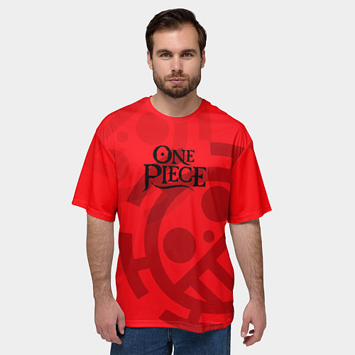 Мужская футболка оверсайз One Piece Luffy Monkey D / 3D-принт – фото 3