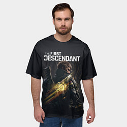 Футболка оверсайз мужская The First Descendant, цвет: 3D-принт — фото 2