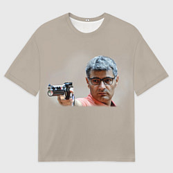 Футболка оверсайз мужская Стрелок Юсуф Дикеч на Олимпиаде во франции, цвет: 3D-принт