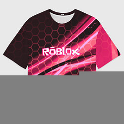 Футболка оверсайз мужская Roblox броня розовый, цвет: 3D-принт