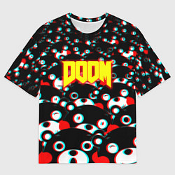 Футболка оверсайз мужская Doom anime, цвет: 3D-принт