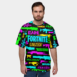 Футболка оверсайз мужская Fortnite games, цвет: 3D-принт — фото 2