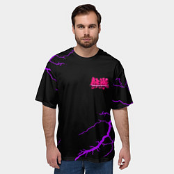 Футболка оверсайз мужская Tekken storm neon, цвет: 3D-принт — фото 2